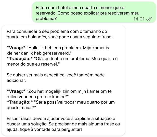 Exercício de vocabulário holandês